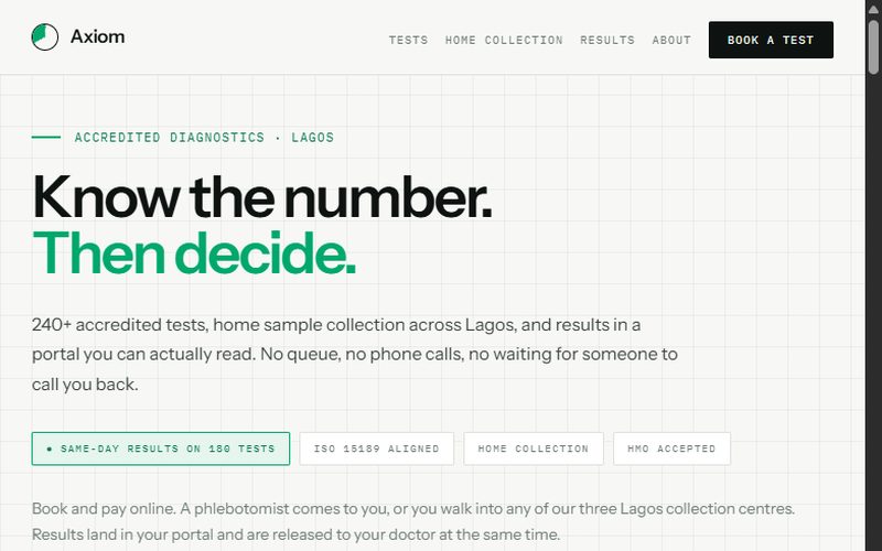 Axiom Labs — website preview